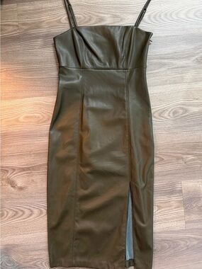 express velvet green dress | Dresses | Express Summer Brunch Dress
